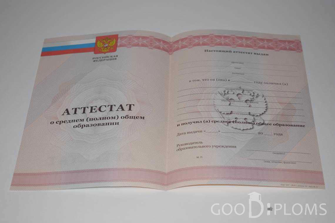 Аттестат За 11 Класс период выдачи 2010-2013 -  Долгопрудный
